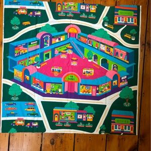 Vintage 80s Cranston Printworks Fabric Panel